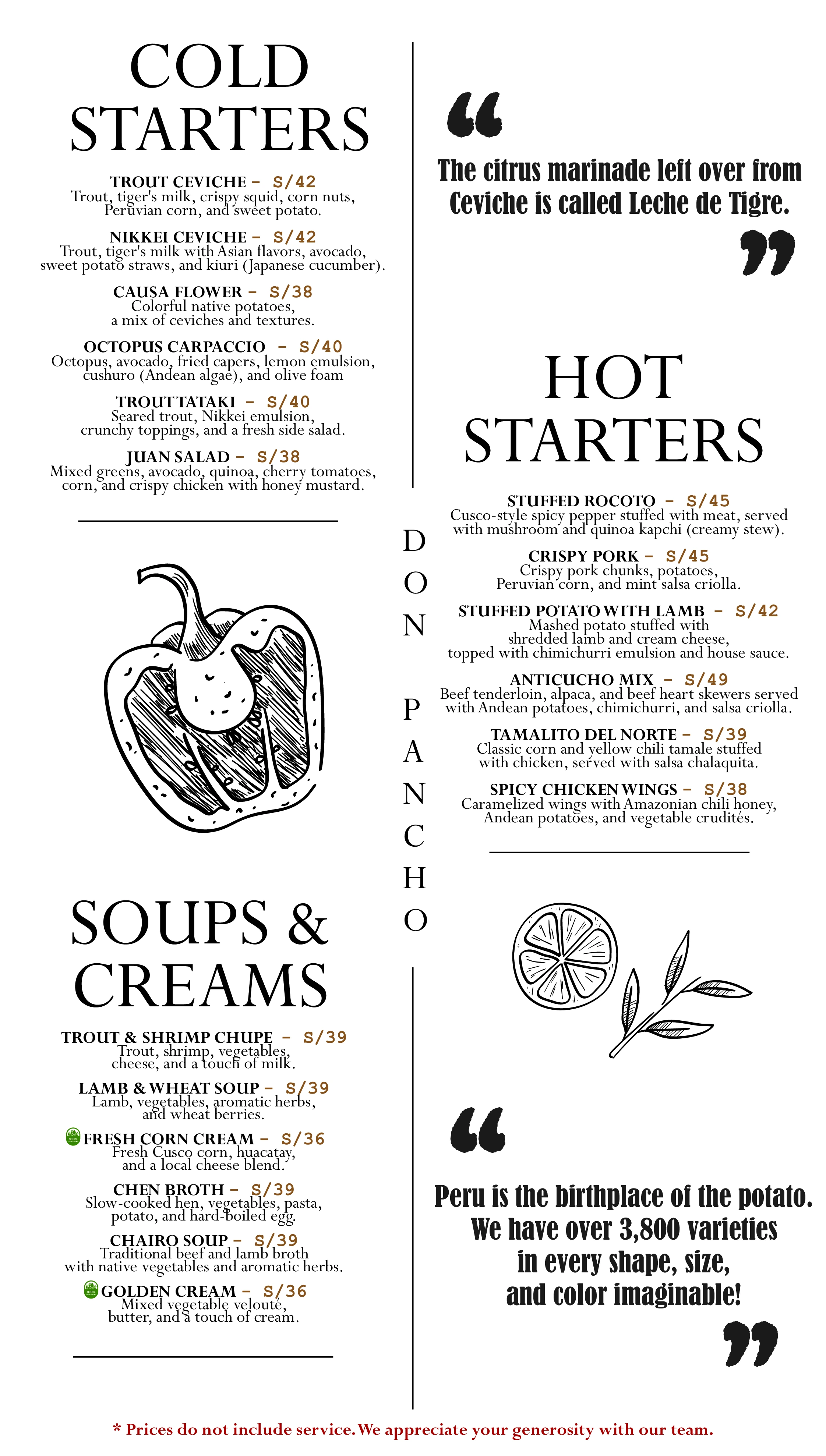 Entradas-Sopas & Cremas